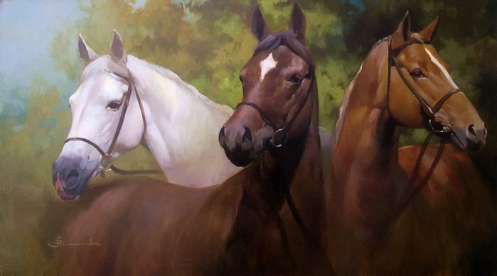 xudozhnik-Spartaco horses