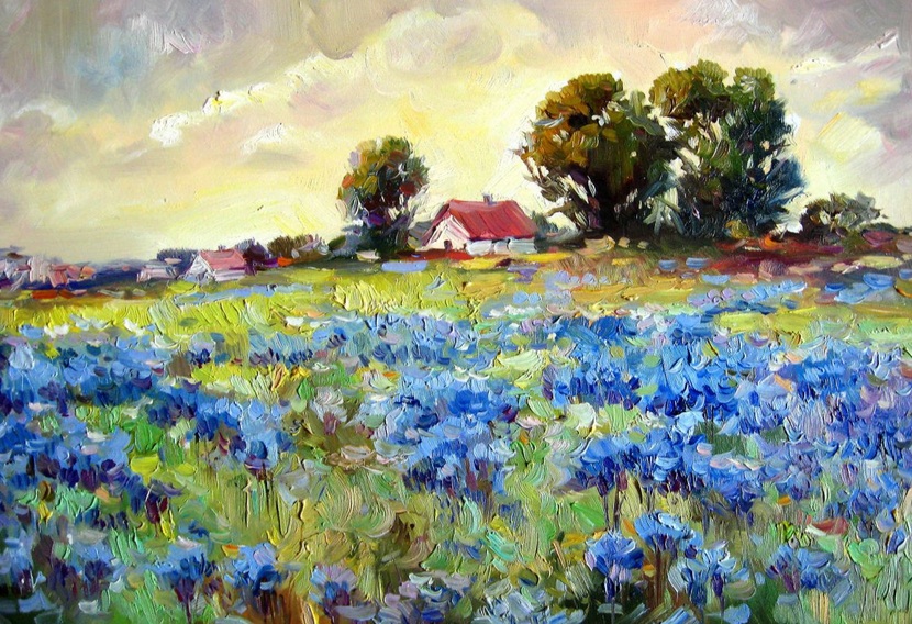 Vladimir Lutsevich - Rural landscape