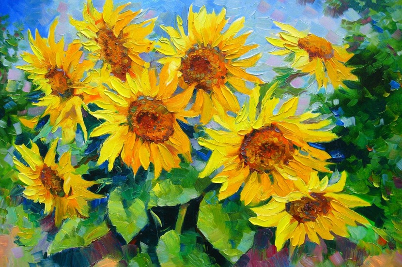 Vladimir Lutsevich - Sunflowers
