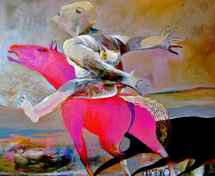 Victor Tkachenko - Pink Horse