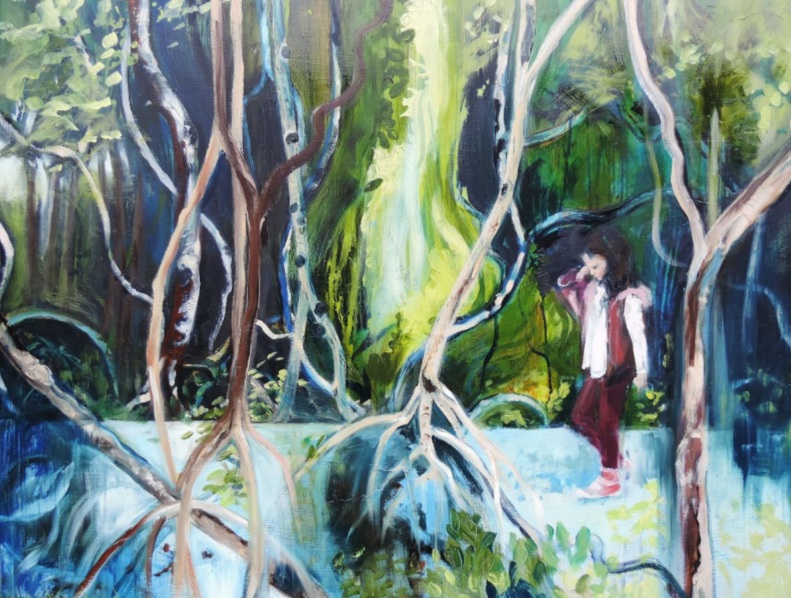 Sheila Chapman - Girl in a Mangrove Forest 2