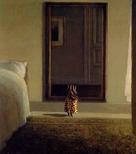 Michael-Sowa-Rabbit-In-Front-Of-The-Mirror