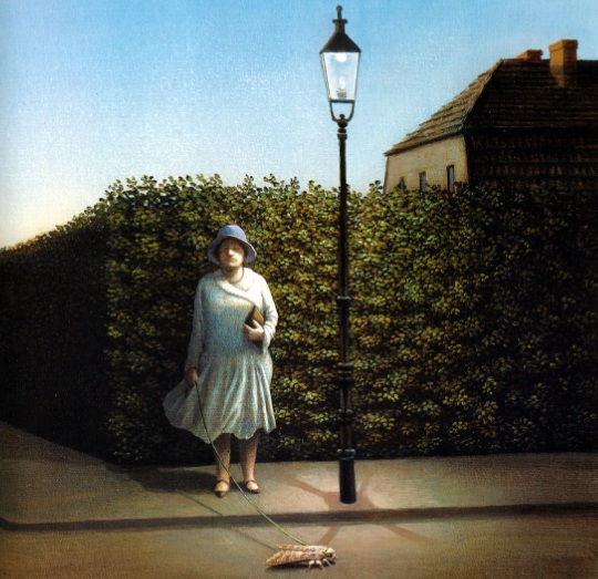 Michael Sowa - Woman with Moth