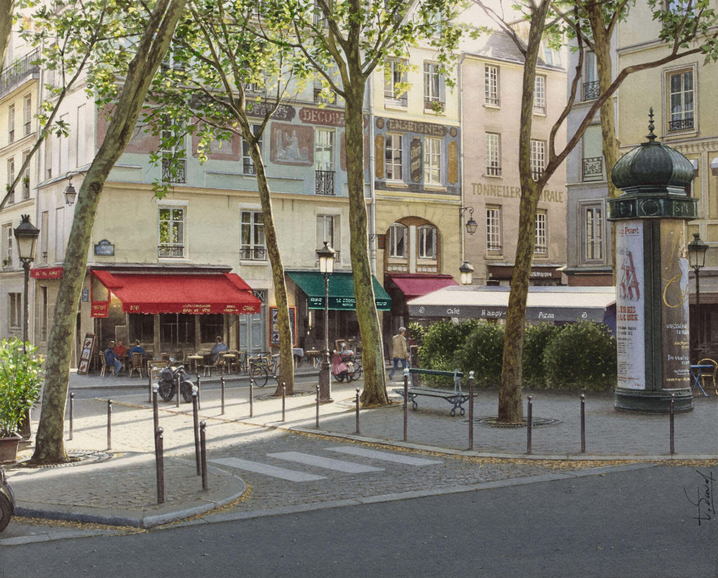 Thierry Duval - Hole of light in the street of Grands Degrés