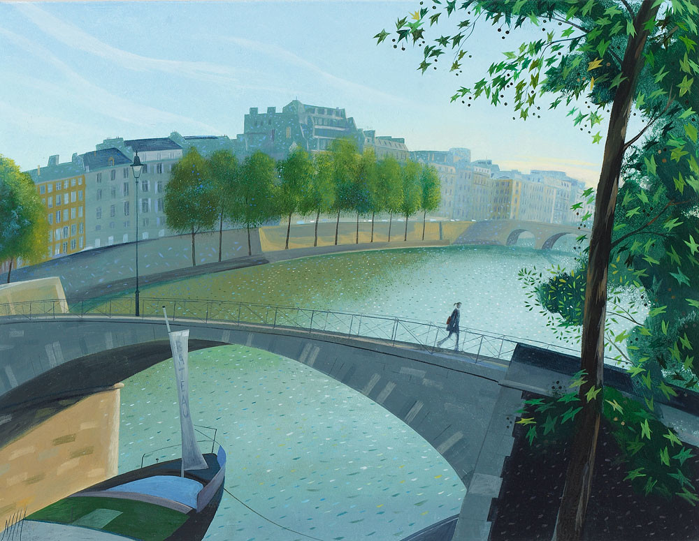 Nicholas Hely Hutchinson - Crossing the Seine – Paris